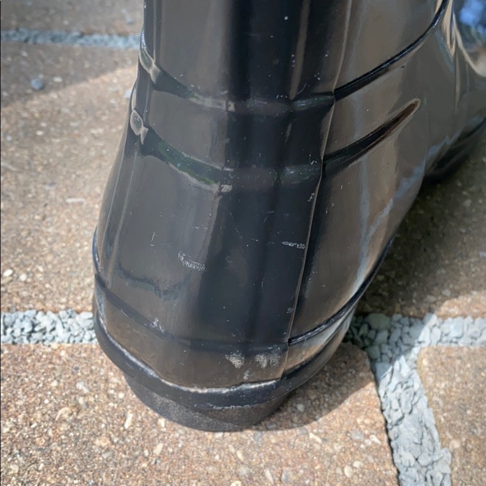Hunter Original Tall Gloss Rain Boots: Black - Picture 9 of 9